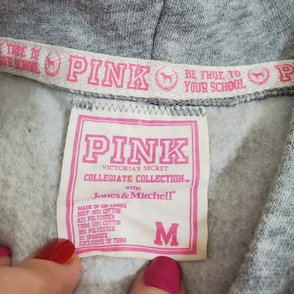 PINK VS | Rutgers Victoria's Secret Collegiate Jones & Mitchell Studded Hoodie - Picture 10 of 11